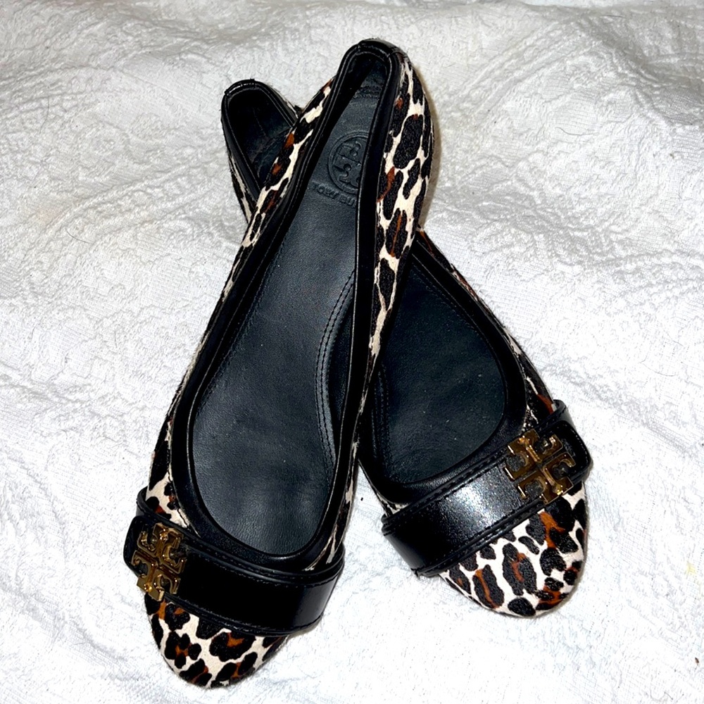 Tory Burch Eloise Leopard Flats size 7.5